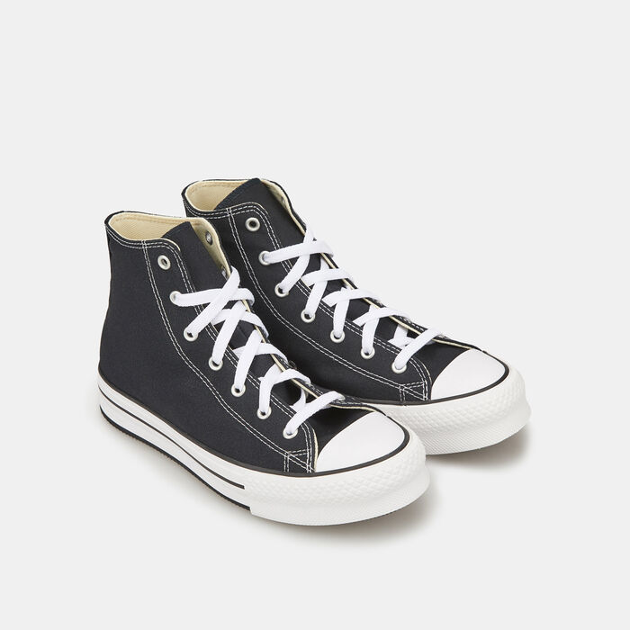 Converse Kids' All Star Lift High Platform Unisex Shoe Black Converse Kids' All Star Lift High Platform Unisex Shoe Black image number 1
