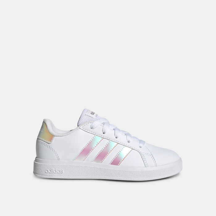 adidas Kids' Grand Court 2.0 Tennis Shoes White adidas Kids' Grand Court 2.0 Tennis Shoes White image number 0