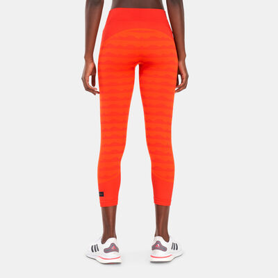 adidas Women's Marikkemo Aeroknit 7/8 Leggings Orange