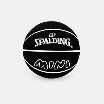 Spalding Spaldeen Mini Basketball Black Spalding Spaldeen Mini Basketball Black