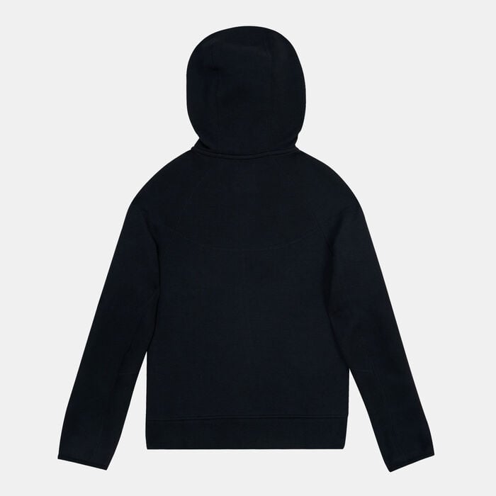 Nike Kids' Sportswear Tech Fleece Full-Zip Hoodie (Older Kids) Black Nike Kids' Sportswear Tech Fleece Full-Zip Hoodie (Older Kids) Black image number 1