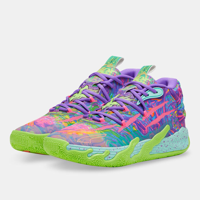 PUMA Men's MB.03 Basketball Shoes Purple PUMA Men's MB.03 Basketball Shoes Purple image number 1