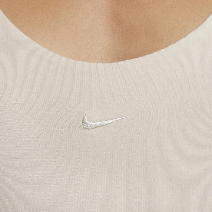 Nike Women's Sportswear Chill Cami Bodysuit Ivory image number 3