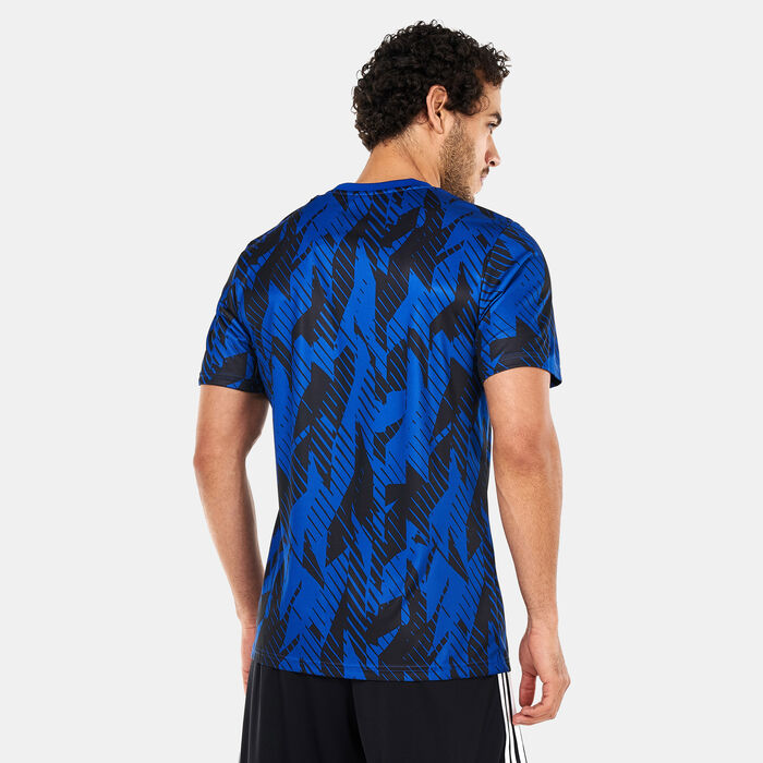 adidas Men's Argentina Pre-Match Jersey Blue adidas Men's Argentina Pre-Match Jersey Blue image number 1