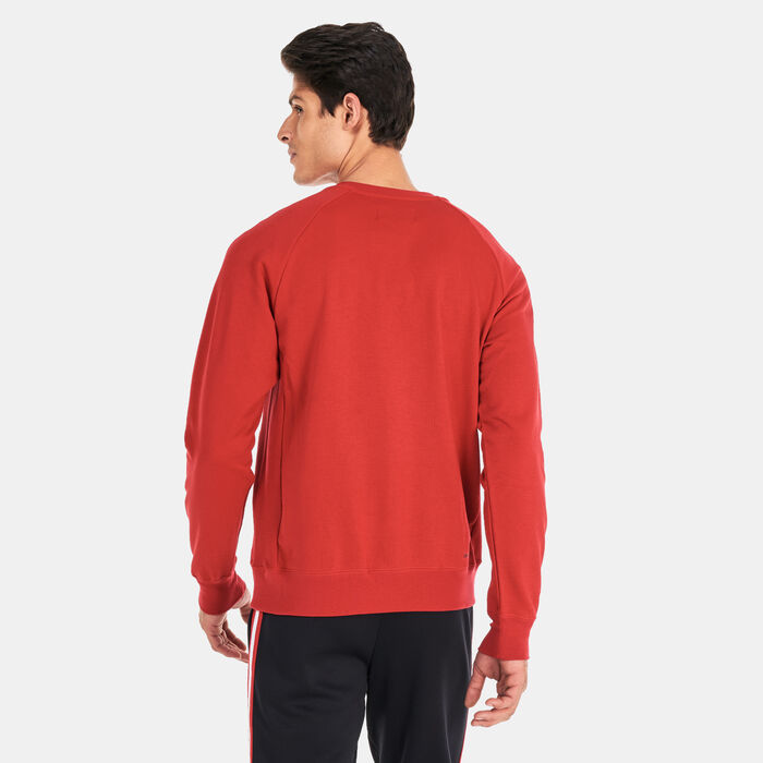 Jordan Men's Dri-FIT Sport Fleece Sweatshirt Red Jordan Men's Dri-FIT Sport Fleece Sweatshirt Red image number 1