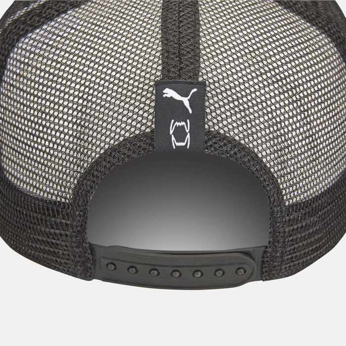 PUMA Basketball Graphic Trucker Cap Black PUMA Basketball Graphic Trucker Cap Black image number 1