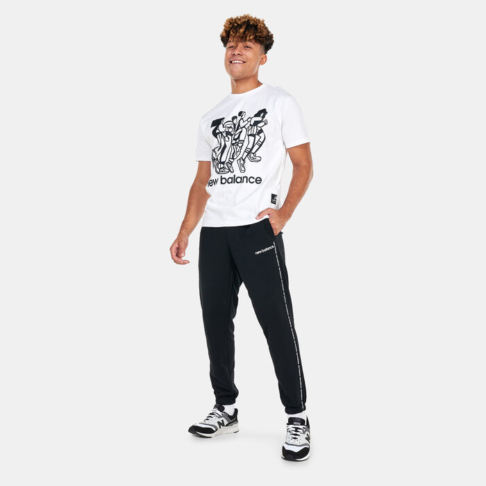 New Balance Men's Essentials Seasonal Fleece Joggers Black New Balance Men's Essentials Seasonal Fleece Joggers Black image number 2