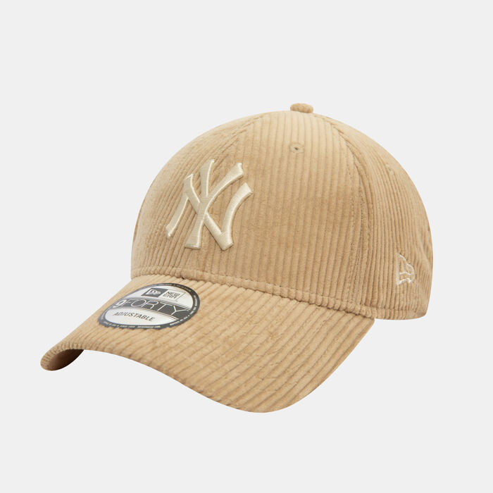 New Era Men's New York Yankees Corduroy 9FORTY Cap Beige image number 2