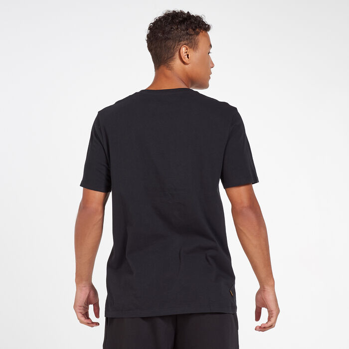 Timberland Men's Stack Logo T-Shirt Black image number 1