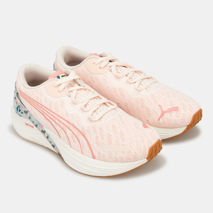 PUMA Women's x Maggie Stephenson Run XX NITRO Running Shoe Pink PUMA Women's x Maggie Stephenson Run XX NITRO Running Shoe Pink image number 1