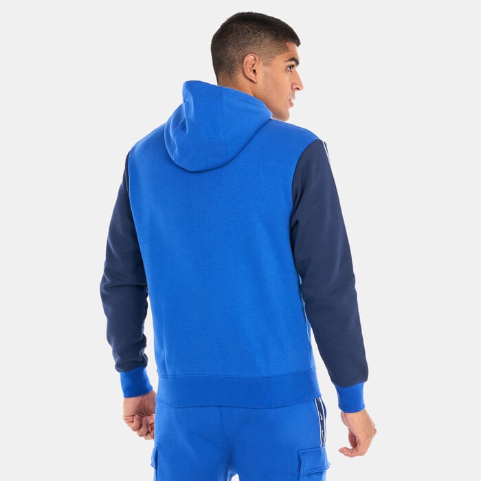 Nike Men's Sportswear Repeat Pullover Fleece Hoodie Blue Nike Men's Sportswear Repeat Pullover Fleece Hoodie Blue image number 1