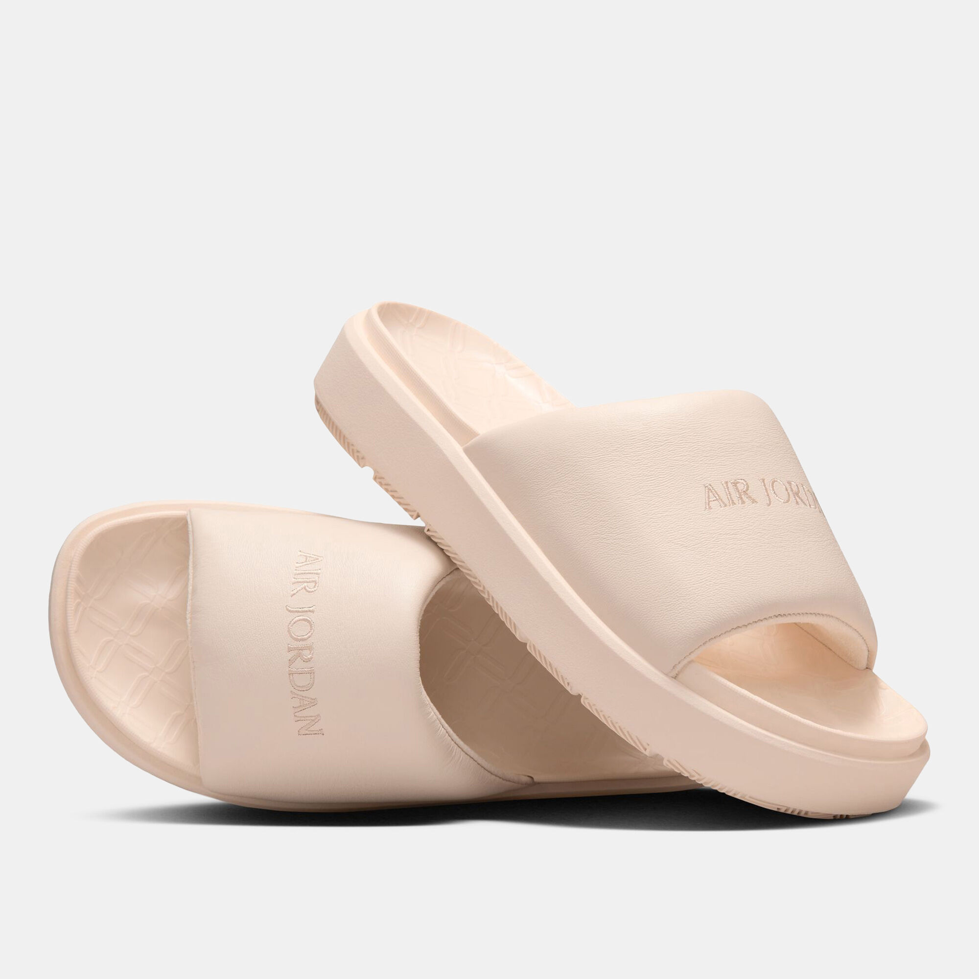 White jordan sandals mens 2025