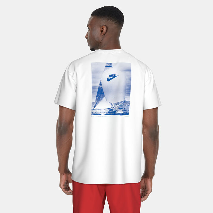 Nike Swim Men's Icon Hydro Rashguard White image number 1