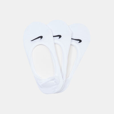 Nike Women's Everyday Lightweight Training No-Show Socks (3 Pairs) White Nike Women's Everyday Lightweight Training No-Show Socks (3 Pairs) White