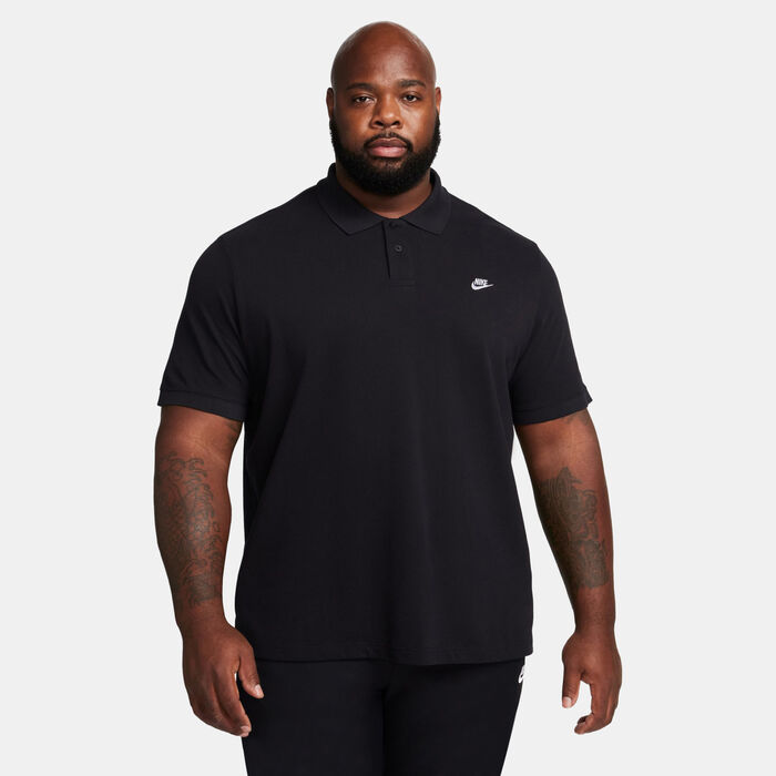 Nike Men's Club Polo Shirt Black Nike Men's Club Polo Shirt Black image number 1