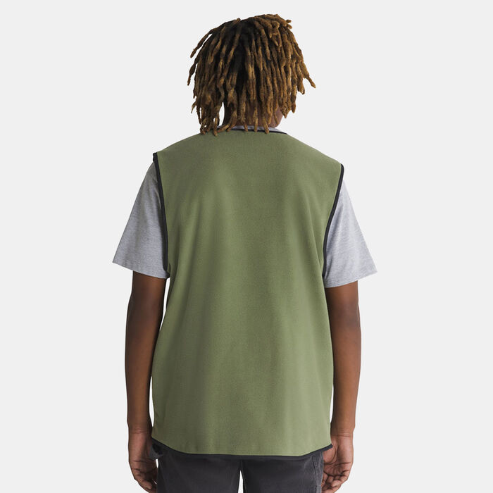 Vans Men's Rosewood Reversible Vest Green image number 1