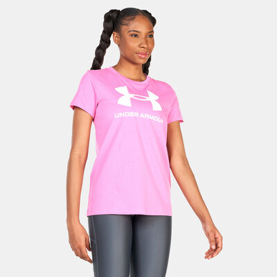 Under Armour Women's Sportstyle Graphic T-Shirt Pink