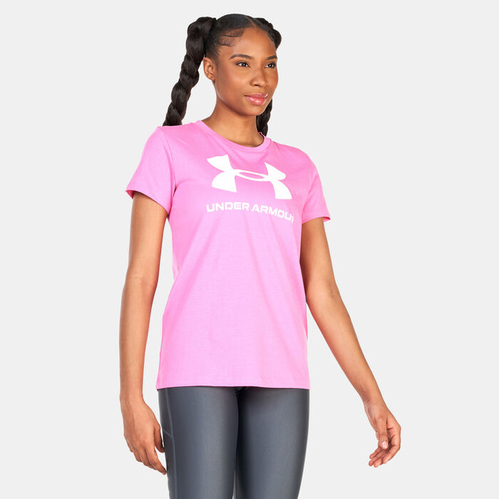 Under Armour Women's Sportstyle Graphic T-Shirt Pink Under Armour Women's Sportstyle Graphic T-Shirt Pink image number 0