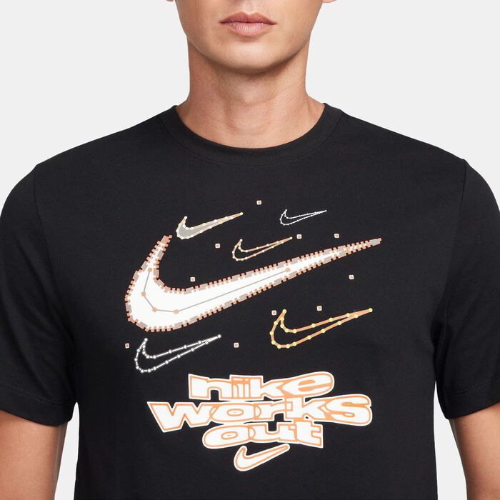 Nike Men's Dri-FIT Training T-Shirt Black Nike Men's Dri-FIT Training T-Shirt Black image number 2