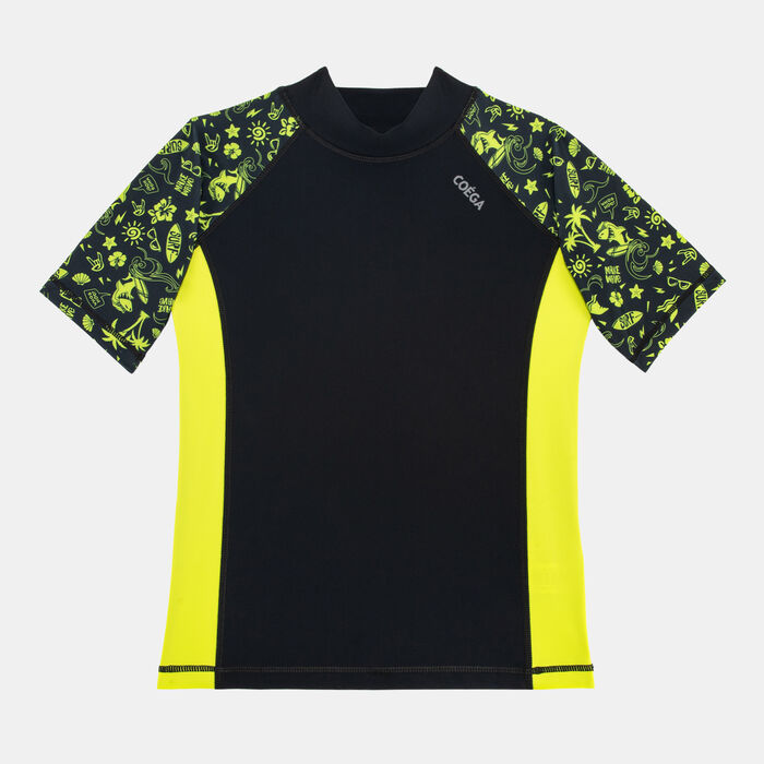 COEGA Kids' Swimming Rashguard Black COEGA Kids' Swimming Rashguard Black image number 0