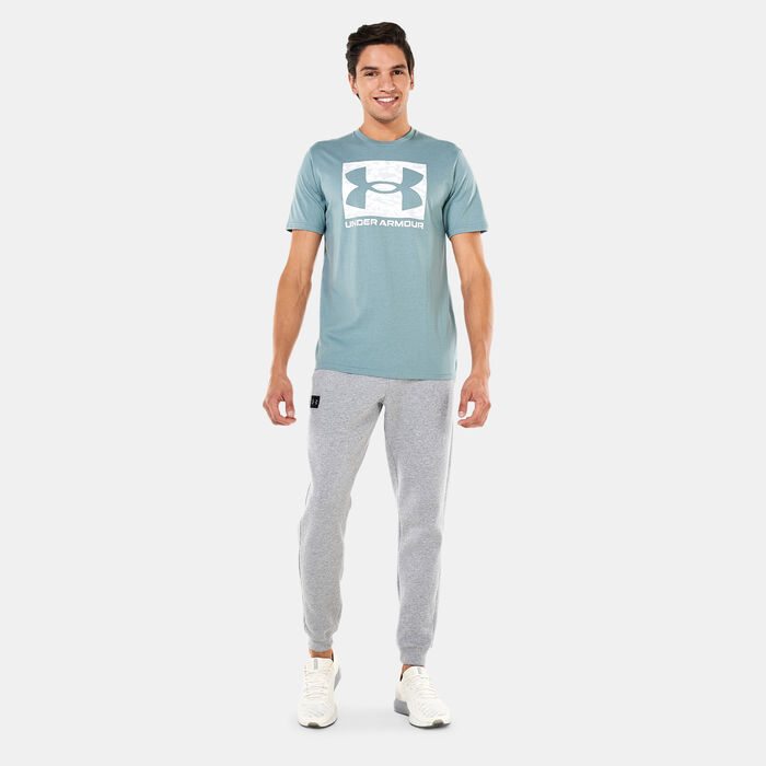 Under Armour Men's UA ABC Camo Boxed Logo T-Shirt Green Under Armour Men's UA ABC Camo Boxed Logo T-Shirt Green image number 2