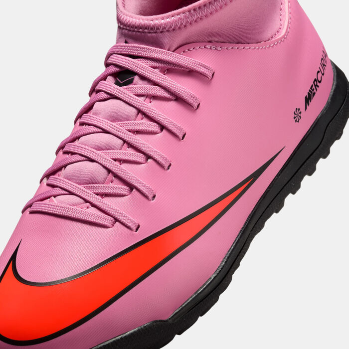 Nike Kids' Mercurial Superfly 10 Club Turf Ground Football Shoes Pink Nike Kids' Mercurial Superfly 10 Club Turf Ground Football Shoes Pink image number 4