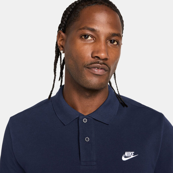 Nike Men's Club Polo Shirt Blue Nike Men's Club Polo Shirt Blue image number 3