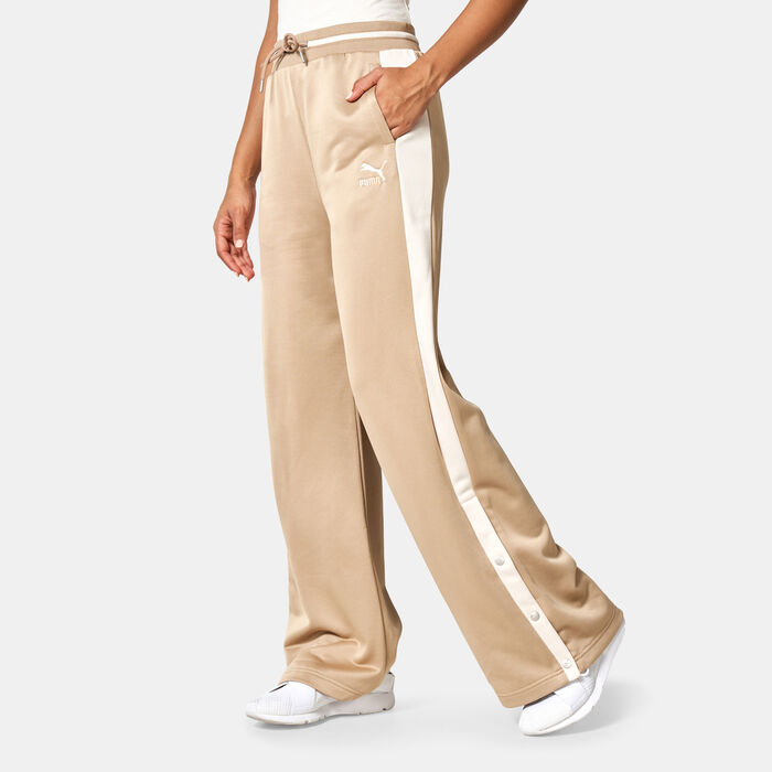 PUMA Women's T7 For the Fanbase Track Pants Beige image number 0