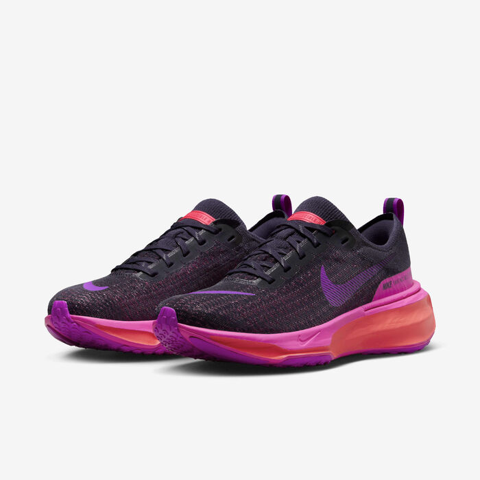 Nike Women's ZoomX Invincible 3 Road Running Shoes Purple Nike Women's ZoomX Invincible 3 Road Running Shoes Purple image number 4