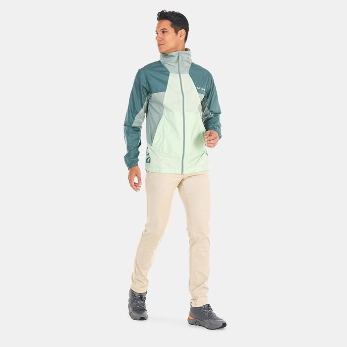 Columbia Men's Point Park™ Windbreaker Jacket Green Columbia Men's Point Park™ Windbreaker Jacket Green image number 2