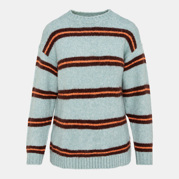 Vans Women's Suzie Stripe Sweater Grey image number 0