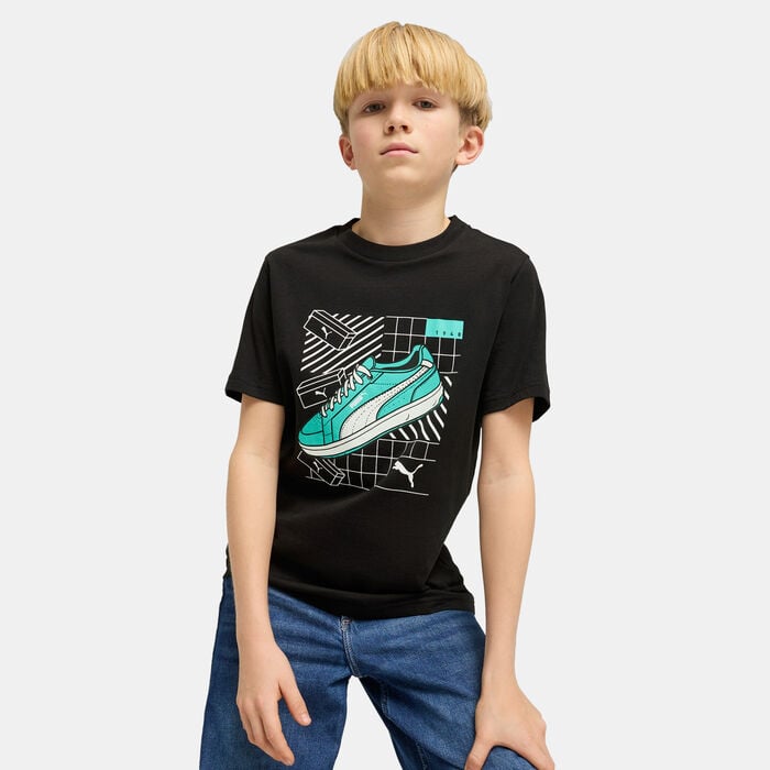 PUMA Kids' Graphics T-Shirt Black PUMA Kids' Graphics T-Shirt Black image number 0