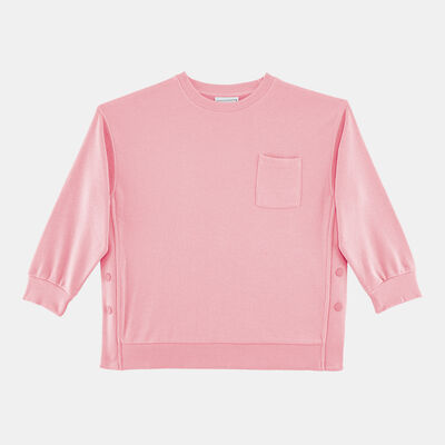 Sun and Sand Sports Kids' Pocket Sweatshirt Pink Sun and Sand Sports Kids' Pocket Sweatshirt Pink
