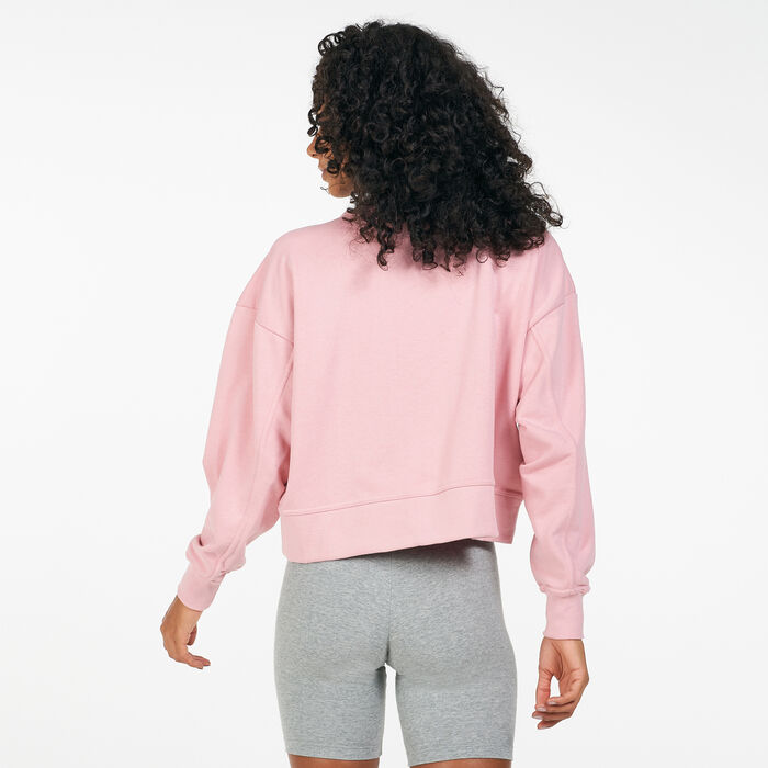 Nike Women's Dri-FIT Get Fit Sweatshirt Pink Nike Women's Dri-FIT Get Fit Sweatshirt Pink image number 1