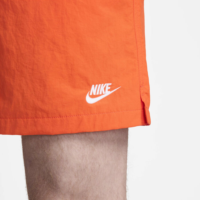 Nike Men's Club Fleece Flow Shorts Orange Nike Men's Club Fleece Flow Shorts Orange image number 4
