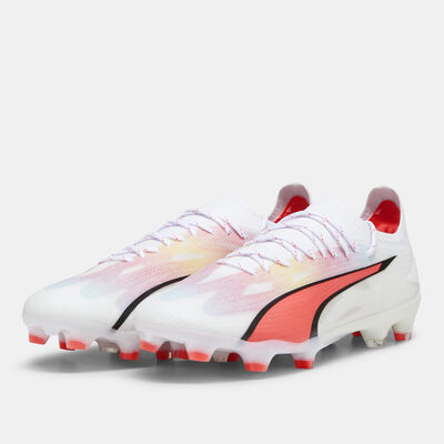 PUMA Men's ULTRA ULTIMATE Firm-Ground/Artificial-Ground Football Shoe White
