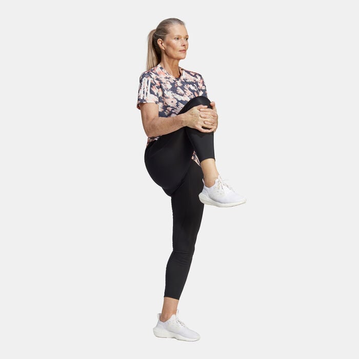 adidas Women's Own the Run Summer Cooler Running T-Shirt Blue adidas Women's Own the Run Summer Cooler Running T-Shirt Blue image number 2