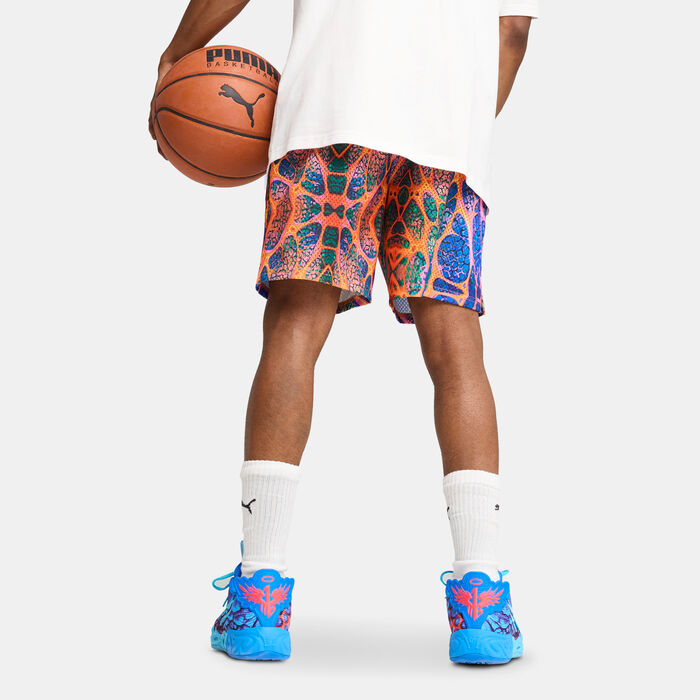 PUMA Men's Lamelo Ball Alien Skins Shorts Black PUMA Men's Lamelo Ball Alien Skins Shorts Black image number 1