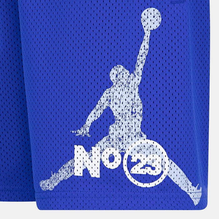 Jordan Kids' 1984 Jumpman Mesh Shorts Blue Jordan Kids' 1984 Jumpman Mesh Shorts Blue image number 3
