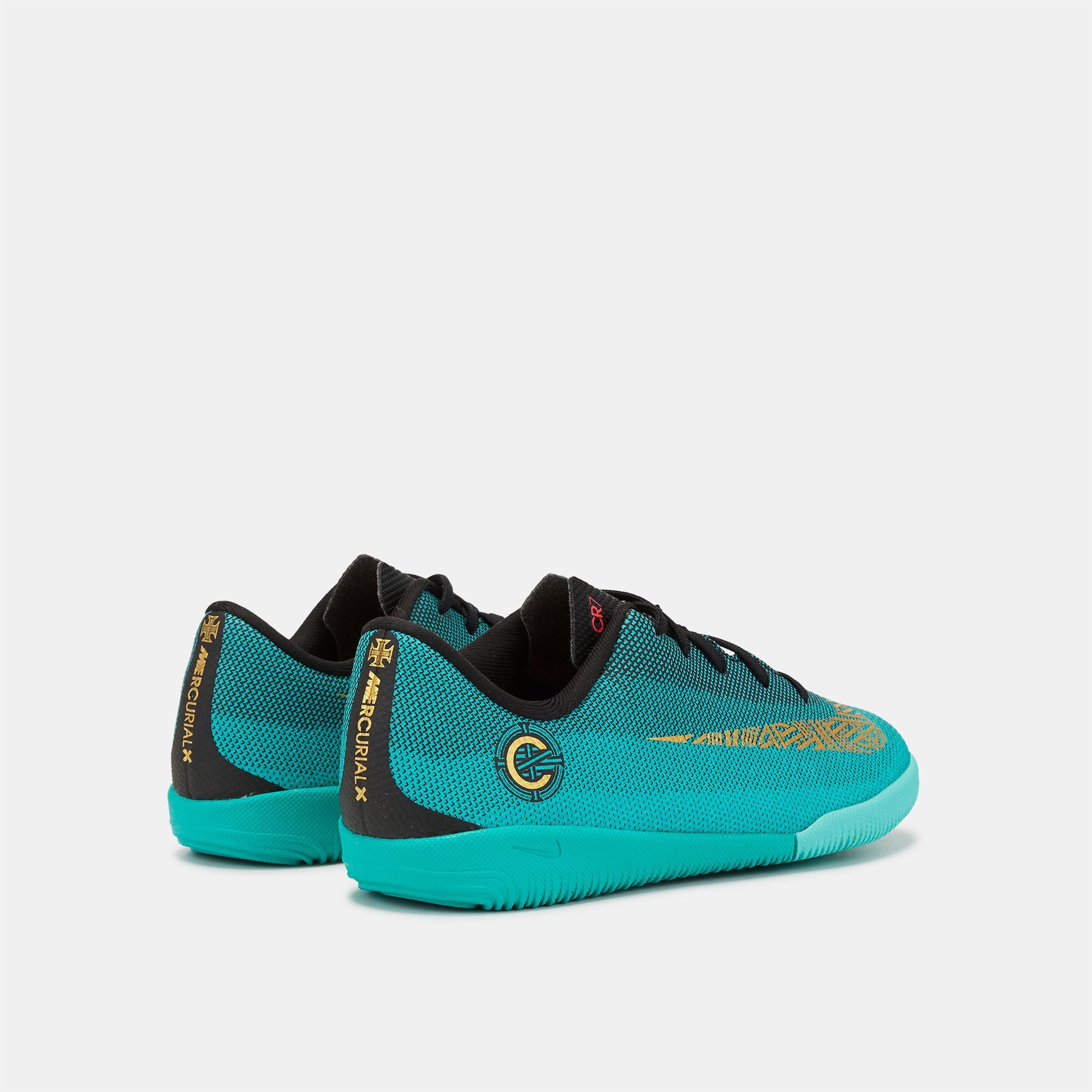 Kids CR7 MercurialX Vapor XII Academy Indoor Court Football Shoe