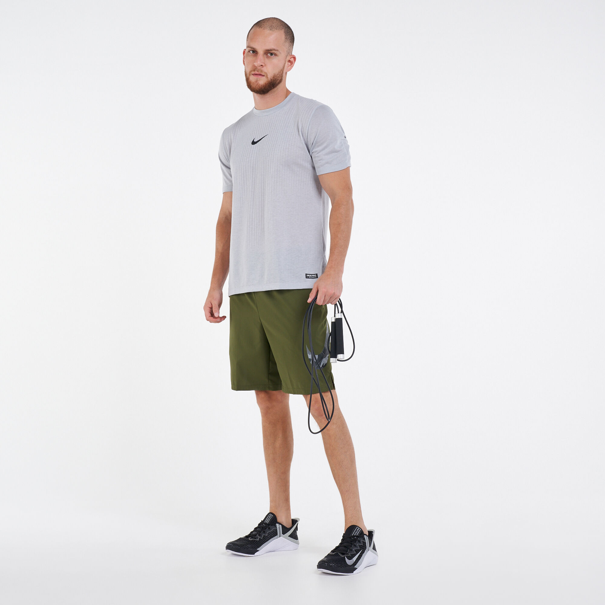 Buy Nike Men s Dri FIT Camo Training Shorts Green in KSA SSS