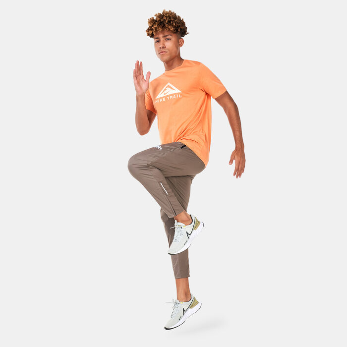 Nike Men's Dri-FIT Phenom Elite Knit Trail Running Pants Brown Nike Men's Dri-FIT Phenom Elite Knit Trail Running Pants Brown image number 2