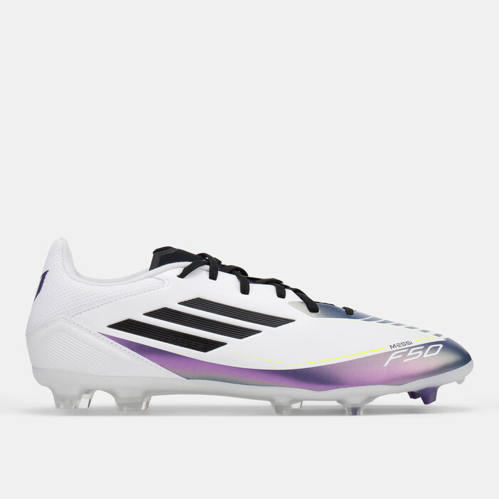 adidas Men's F50 League Messi Firm Ground/Multi-Ground Football Shoes White adidas Men's F50 League Messi Firm Ground/Multi-Ground Football Shoes White image number 0