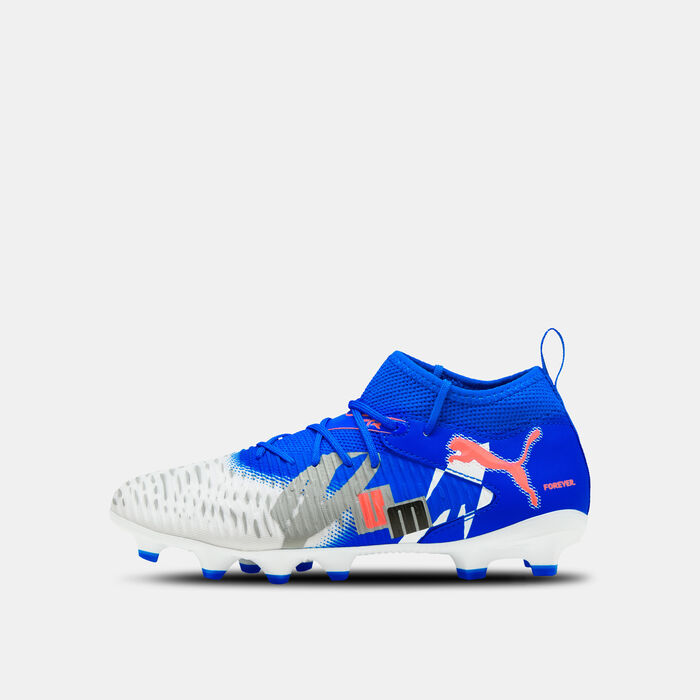 PUMA Kids' FUTURE 8 Match Forever Multi-Ground Football Shoes Blue PUMA Kids' FUTURE 8 Match Forever Multi-Ground Football Shoes Blue image number 0