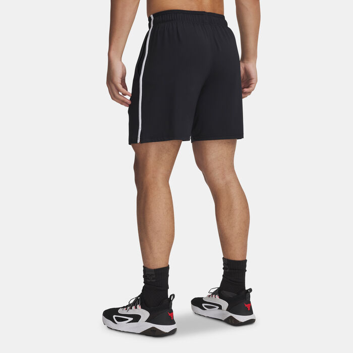 Under Armour Men's Project Rock Mesh Shorts Black Under Armour Men's Project Rock Mesh Shorts Black image number 1