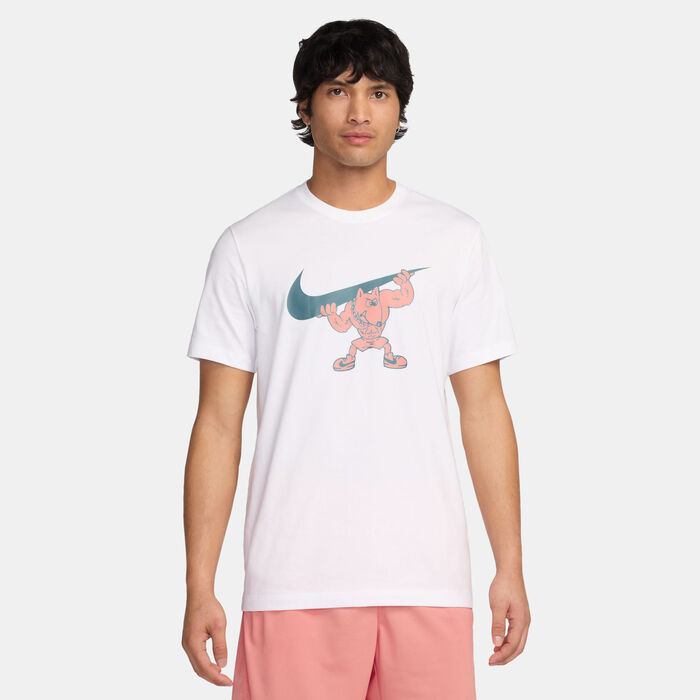 Nike Men's Gym Cult T-Shirt White Nike Men's Gym Cult T-Shirt White image number 0