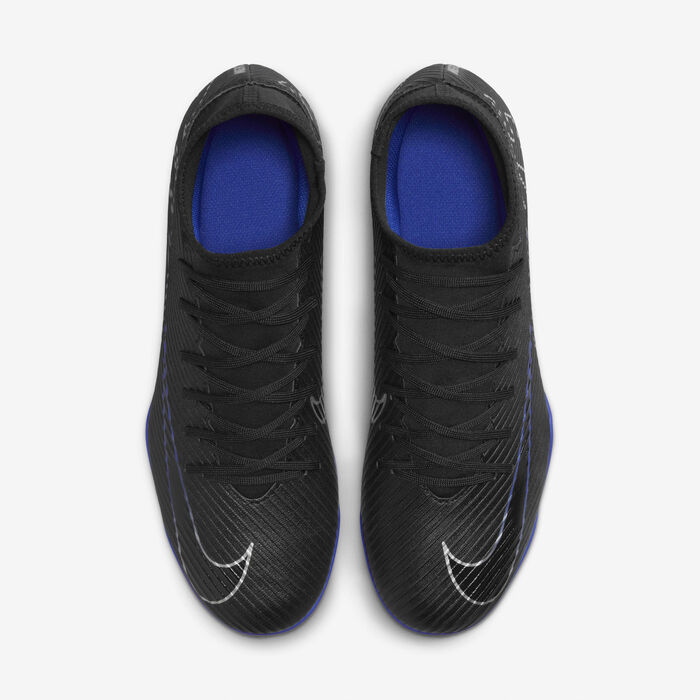 Nike Mercurial Vapor 15 Club Turf Football Shoes Black Nike Mercurial Vapor 15 Club Turf Football Shoes Black image number 3