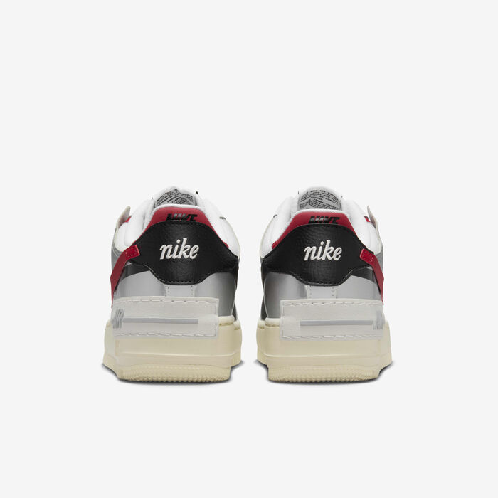 Nike Women's Air Force 1 Shadow Shoes White image number 6