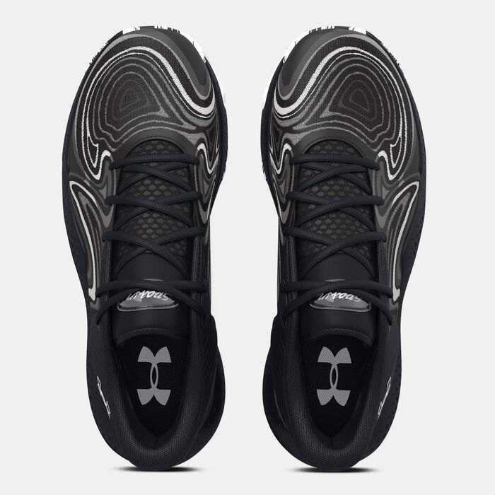 Under Armour Spawn 6 Mid Basketball Shoes Black Under Armour Spawn 6 Mid Basketball Shoes Black image number 4