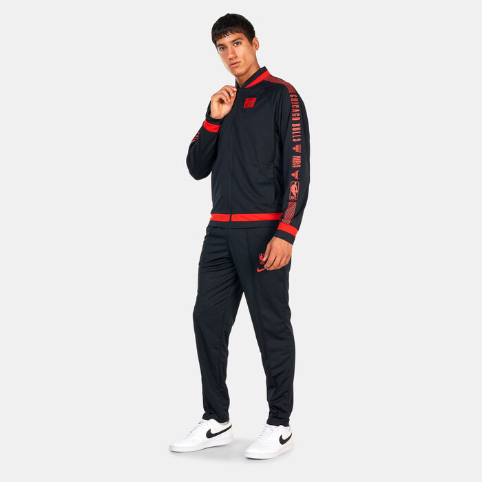 Nike Men's NBA Chicago Bulls Starting 5 Dri-FIT Basketball Tracksuit Black Nike Men's NBA Chicago Bulls Starting 5 Dri-FIT Basketball Tracksuit Black image number 0